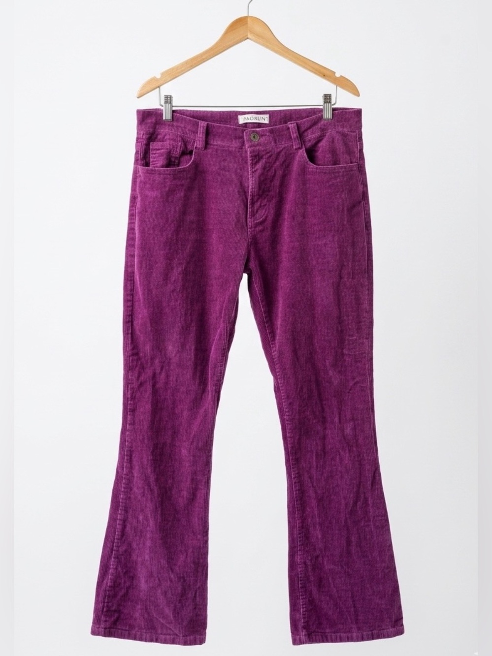 Vintage Inspired Men’s 70s Corduroy Bell Bottom Flare Pants Slim Fit - waist 32